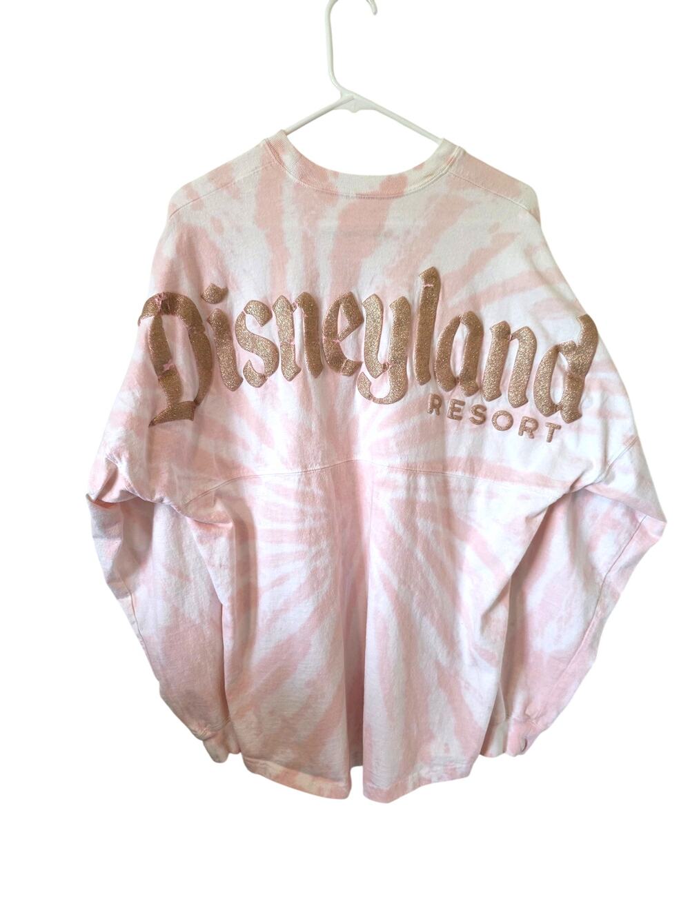 Disney Parks Disneyland Pink Tie Dye Briar Rose Gold Spirit Jersey Size Medium